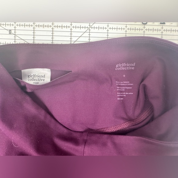 Girlfriend Collective Compression Leggings-plum purple/small - Picture 10 of 13